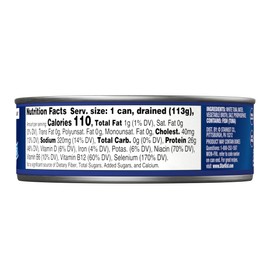 StarKist Solid White Albacore Tuna in Water, 5 oz Can, Pack of 4