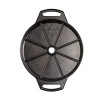 Lodge 8 Inch Cast Iron Wedge Baking Pan Seasoned Heirloom