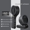 I-SHUNFA Mini Folding Fan with 150 Adjustable Speeds (Black (150