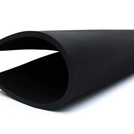 Rubber Soling Sheet for Shoe Soles Heels Repair, 1/4 Inch Thickness, Black