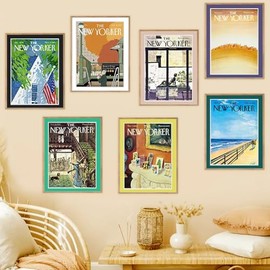 yeestone 10 Pack Picture Frame Mats, 8x10 Matted to 5x7 Photo Mats, Acid Free Picture Matting for Pictures Photos Watercolor Artwork (Mixed Color)