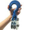 WANMEIZI 2 Ton Snatch Block with 360 Degree Swivel Hook