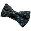 Bowties.jp bd465 Green Flower Emblem Bow Tie Bowtie Simple Installation