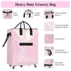 CIBOTIES Reusable Grocery Bag on 5 Wheels, Rolling Shopping Bags