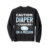 Vorsicht! Nappy Changer in Use - New Parents Sweatshirt