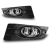 HEADLIGHTSDEPOT Halogen Fog Light Kit With Clear Lens Compatible With