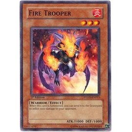 Yu-Gi-Oh! - Fire Trooper (PTDN-EN013) - Phantom Darkness - 1st Edition - Common