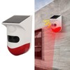 Solar Strobe Light Alarm Waterproof Waterproof Anti Theft Outdoor Motion