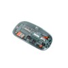 Wireless Mouse Transparent Silent 5 Keys 1600DPI Adjustable Rechargeable 2.4G