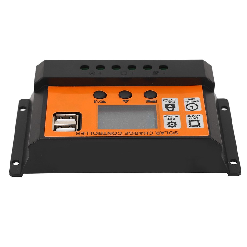 Solar Charge Controller LCD Display 3 Stage Management Solar Panel