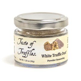 Truffle Dust® Seasoning, Truffle & Mushrooms Powder Seasoning, Truffle Gourmet Food Condiments Vegan and Vegetarian Friendly (White Truffle, 1.23 oz (35g))