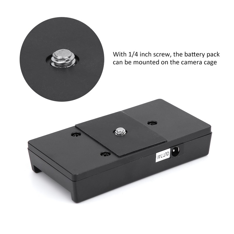 Portable F970 Dummy Battery Pack Coupler Adapter for NP-FZ100 Battery