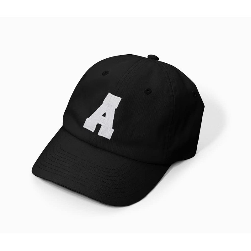 Unisex Boys Girls Baseball Cap Hat Cap A-Z Alphabet Morefaz