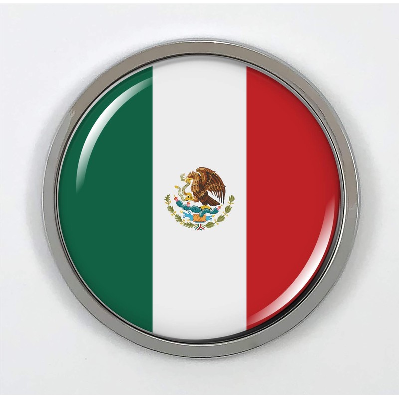 Flag of Mexico | 3D Domed CAR Emblem Badge Sticker