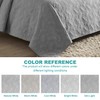 Hansleep Grey Quilt Twin Size - Chevron Pattern Ultrasonic All