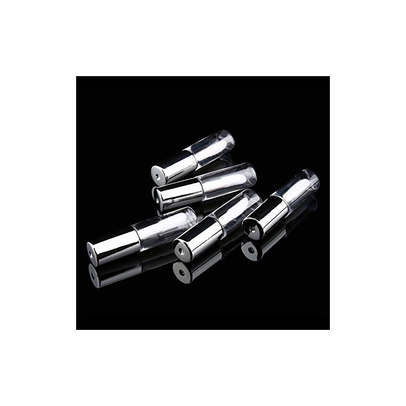 Yosoo 45pcs Plata Transparente 1,2 ml Tubos Vacío de Plástico