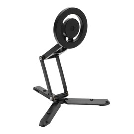 Magnetic Phone Tripod, Foldable for iOS Phone 15/14/13/12 Plus Pro Series, Cell Phone Tripod Mount Handle Smartphone Desk Stand Travel