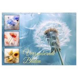 Enchanting Flowers (Wall Calendar 2025 DIN A3 Landscape), CALVENDO Monthly Calendar