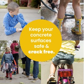 ConSandtrate Concrete Crack Filler - 3 lb. for Filling in Concrete Cracks on driveways, walkways and patios. (4, Tan)