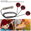 Guitar Piezo Pickup Transducer Removable for Acoustic Guitar Ukulele Thumb