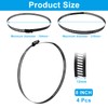 Litoexpe 8 Inch Stainless Steel Worm Gear Hose Clamp 2
