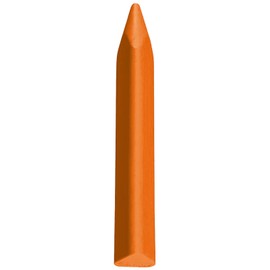 Jovi - Pastelli a Cera Jumbo Easy Grip, Confezione da 12 Cere triangolari, Colore Arancio, Super Resistenti e ad Alte Prestazioni, Senza Glutine