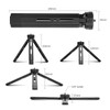Andoer Mini Metal Tripod Aluminum Alloy Desktop Stand Tripod with