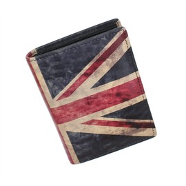Kalmin Printed Leather Wallet with RFID Protection 197_4 Union Jack