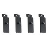 HJGarden 4PCS Black Metal Slatwall Utility Hooks Commercial Slatwall Picture