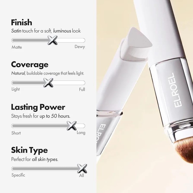 Elroel Blanc Cover Cream Stick 13g Foundation Medium