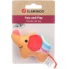 Flamingo Toy Nitz Elephant Orange 8.8 x 3.3 x 6