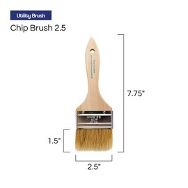 Pro Grade - Chip Paint Brushes - 36 Ea 2.5 Inch Chip Paint Brush