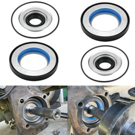 Kujunpao Front Axle Vaccum Knuckle Seal & Hub O-Ring & Dust Seals Compatible with 2005-2019 Ford Super Duty F250 F350 F450 F550 Dana Super 60