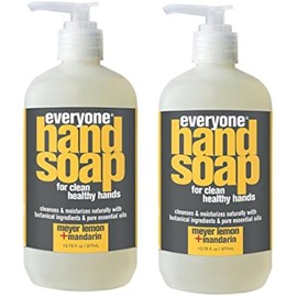Everyone Meyer Lemon and Mandarin Hand Soap with Chamomile, Calendula, Aloe and White Tea Extracts, 12.75 fl. oz. (Pack of 2)
