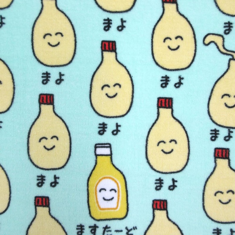 Face Towel [Mayosan] Printed Long Towel - Drawing Series