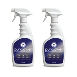EvaClean PurPower Cleaner and Degreaser – Ready to Use, 2-Pack Spray Bottles 32 FL Oz. Each, Heavy Duty, Non-Butyl Formula, Grease, Oil, Grime Remover for Kitchen, Garage, Engine, Concrete