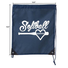 Mato & Hash Softball Goody Bags, Softball Drawstring bags for Team Parties & Birthdays