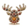 Christmas Advent Countdown Calendar Wooden Xmas Tree Deer Head Shaped