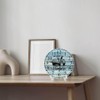 KEEPSUPER Clock Happy Camper Wall Clock 10 Inch Battery Operated