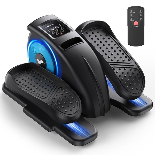 MERACH Under Desk Elliptical Machine, Ellipse Leg Exerciser for Seniors