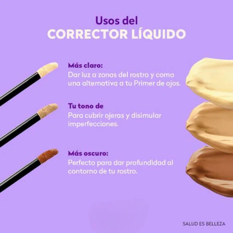 Maquillaje Bissú Corrector Líquido Profesional