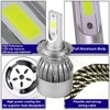 DNA Motoring HID-LED-LB-FAN-H7 Pair of LED Light Bulbs with Cooling