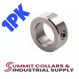 Summit Collars 1" ID Bore Stainless Steel Shaft Collars Set Screw Style (1 PC)