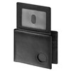 GIPUSSON Slim Leather Wallet for Men Airtag Hidden (D-Jet Black)