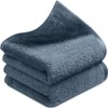 AYO Bath Towels, Set of 2, Smoke Blue, Hotel Specifications,