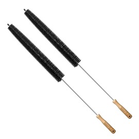 MaximalPower Clothes Dryer Lint Vent Exhaust Trap Cleaner Brush - Lint Remover with Long Coil Brush for Dryer, Fridge (1 Pack & Brush)