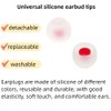 SNHTLS Earbuds Replacement Tips Silicone Earbud Tips Earpads Replacement Silicone