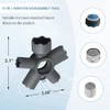 ORTVS 10-in-1 Faucet Aerator Removal Tool for Delta Moen, Threaded