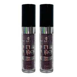 Eyeshadow 2 Pack Essence Metal Shock Cream Eyeshadow 06 Total Eclipse Metallic Purple HTF