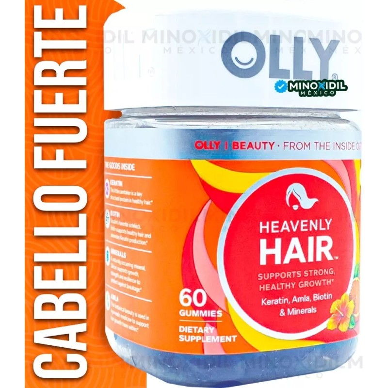 Olly Heavenly Hair Cabello Bello Y Fuerte 60 Gomitas Sabor